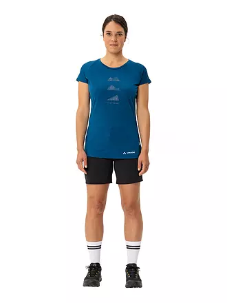 VAUDE | Camiseta funcional de lana Tekoa para mujer | dunkelblau